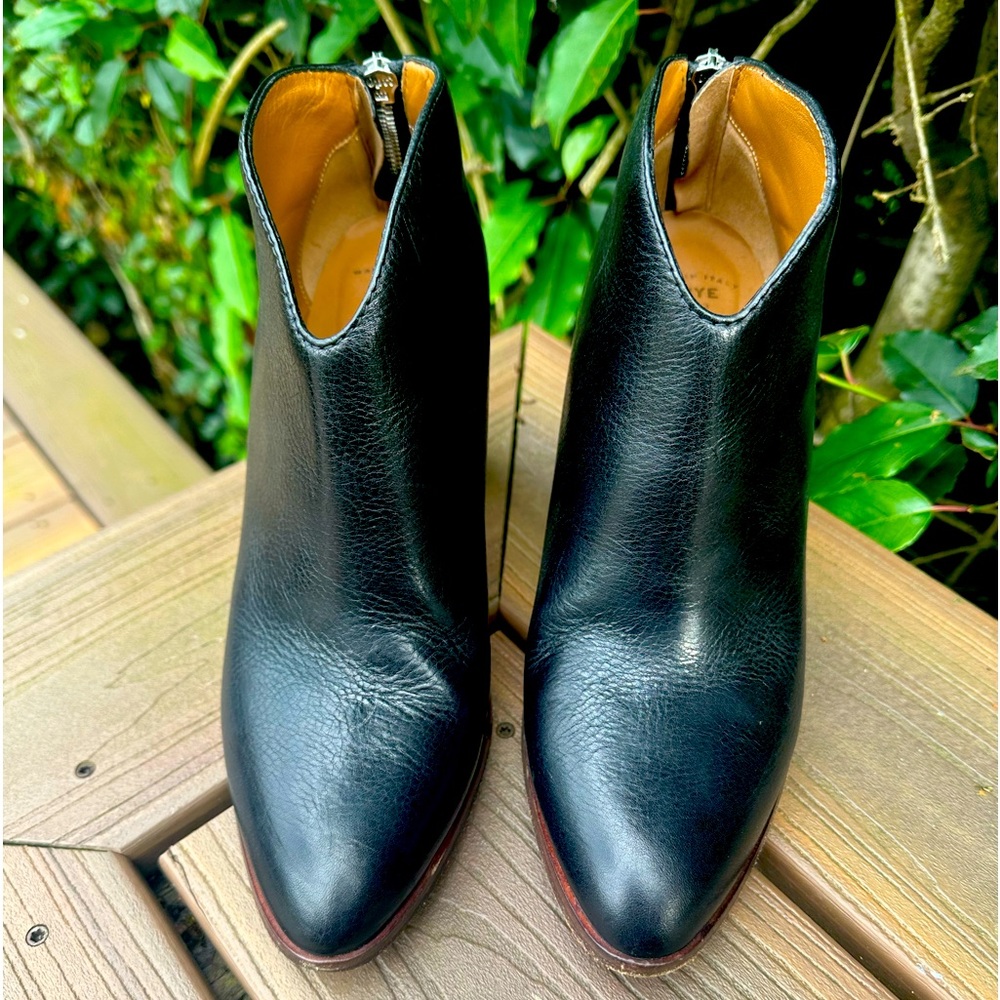Frye Black Back-Zip Boot